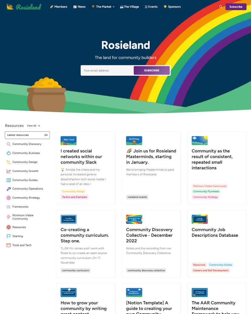 Rosieland - Rinne Theme