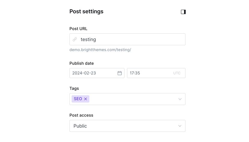 Understanding and optimizing post and page settings in Ghost CMS ...