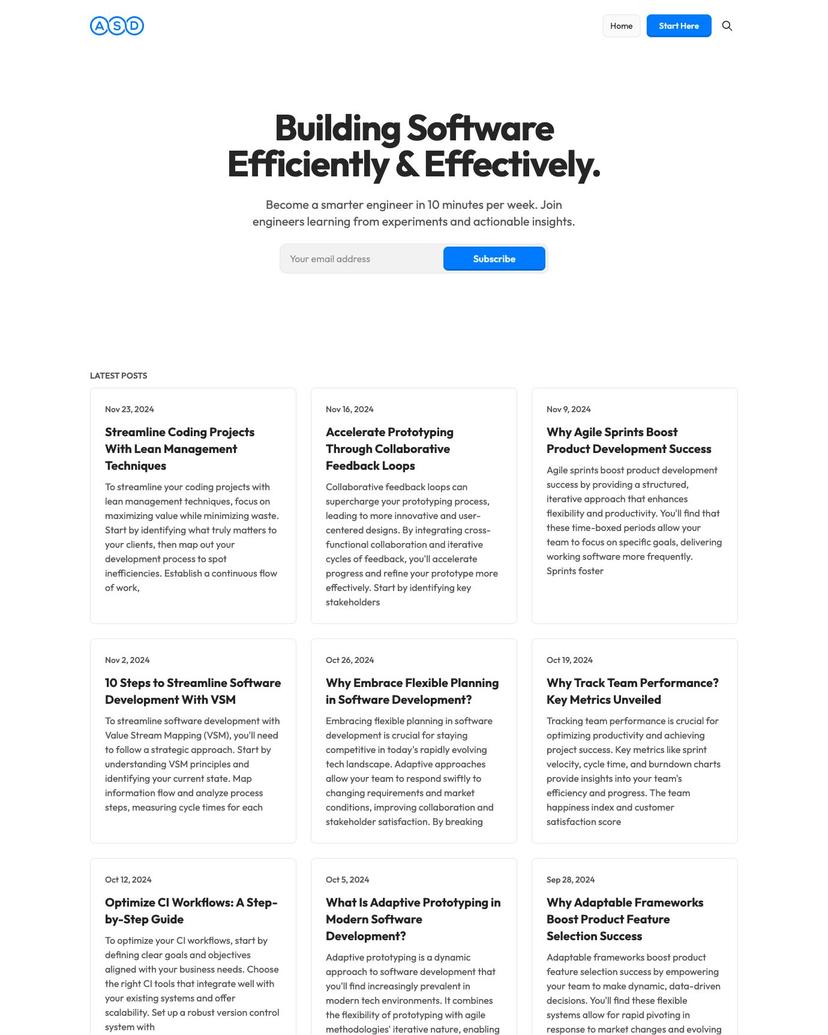 Adaptive Software Development - Array Theme