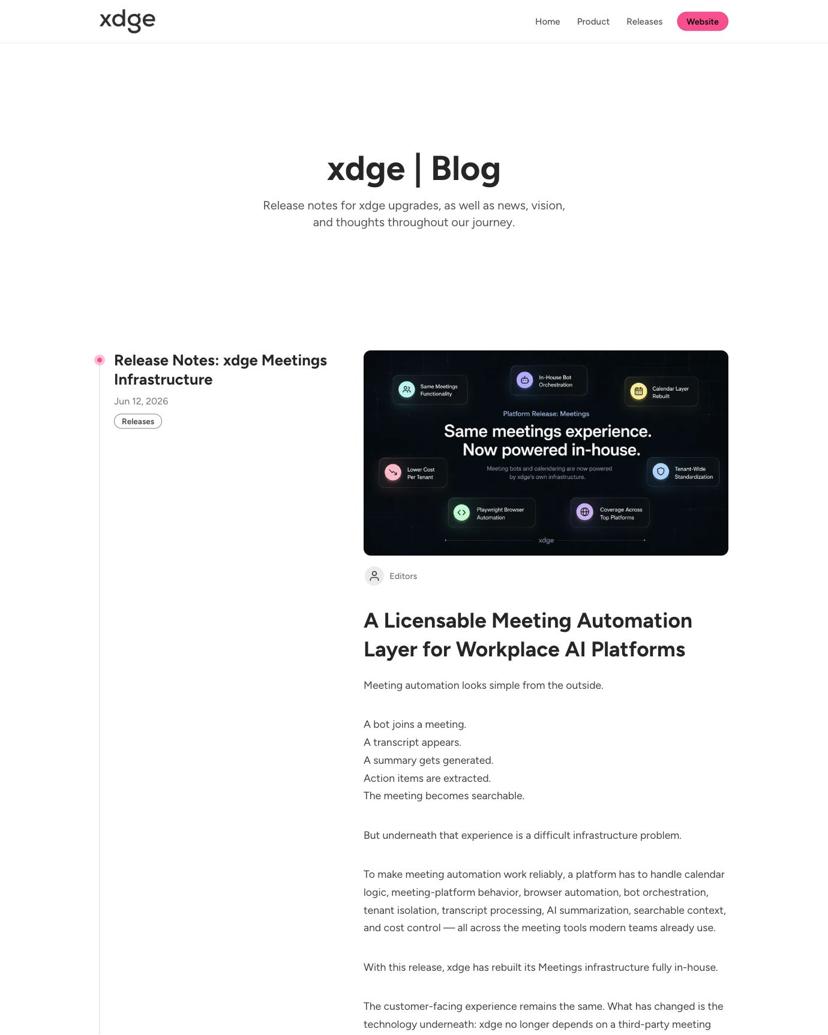 xdge | Blog - Curie Theme