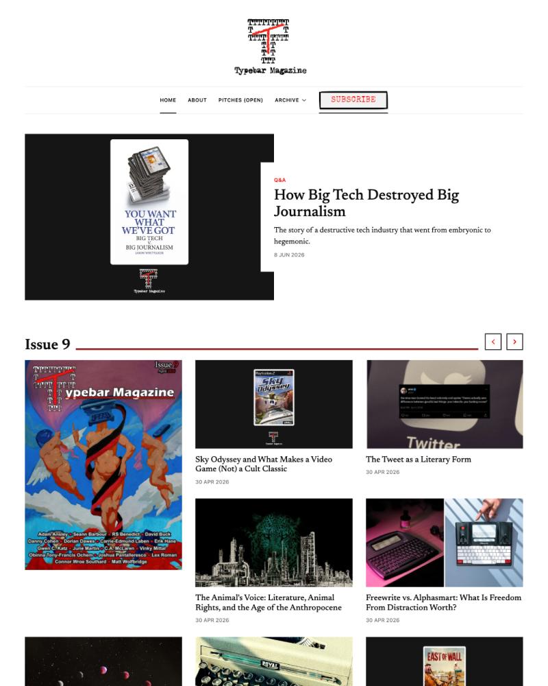 Typebar Magazine