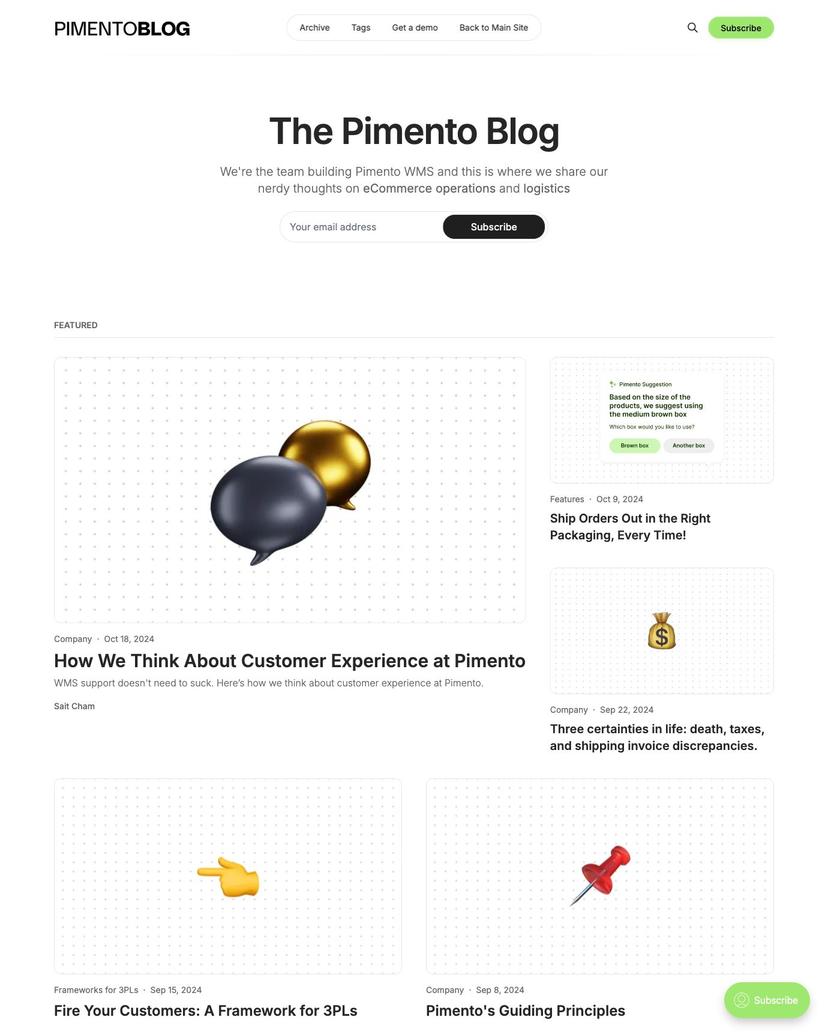 The Pimento Blog - Flair Theme