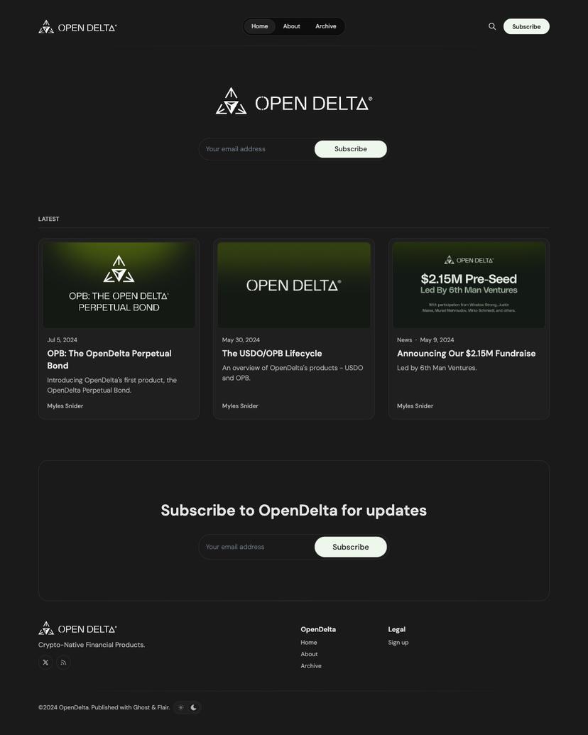 OpenDelta - Flair Theme