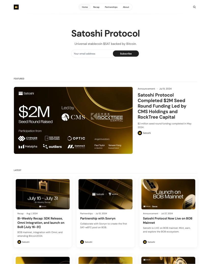 Satoshi Protocol - Flair Theme