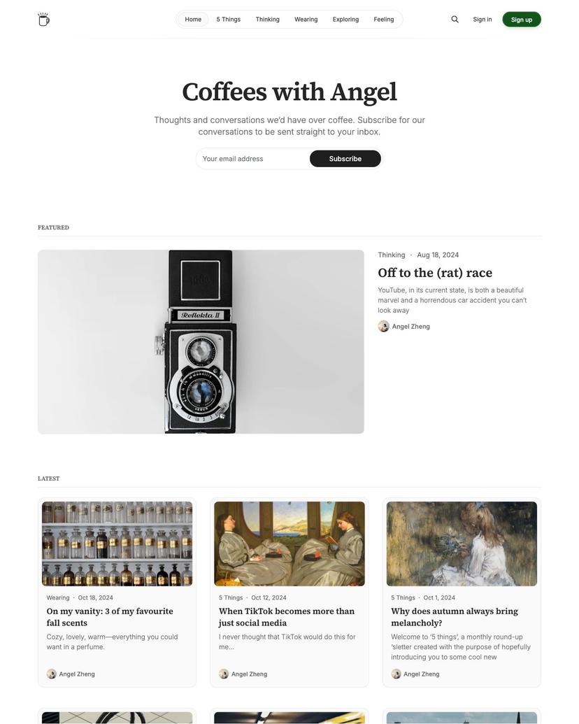 Coffees with Angel - Flair Theme