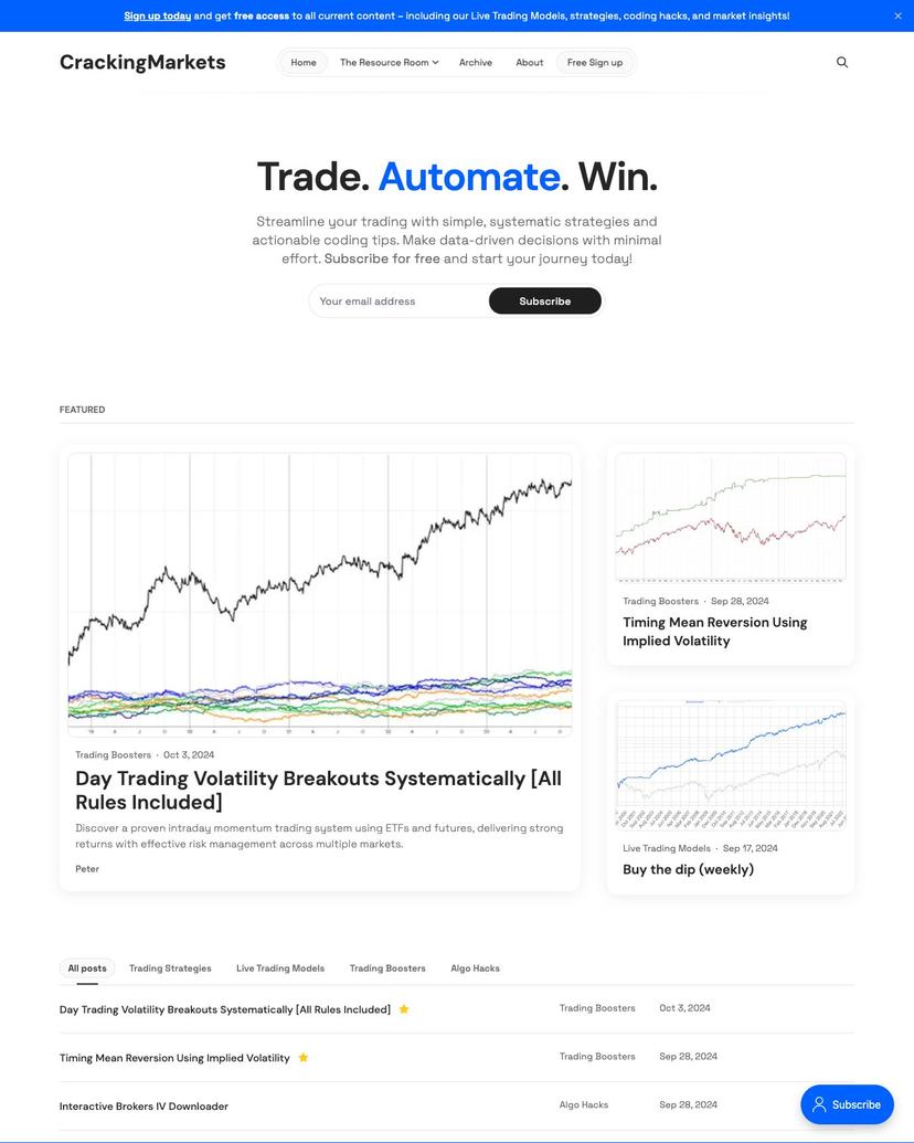 CrackingMarkets - Flair Theme