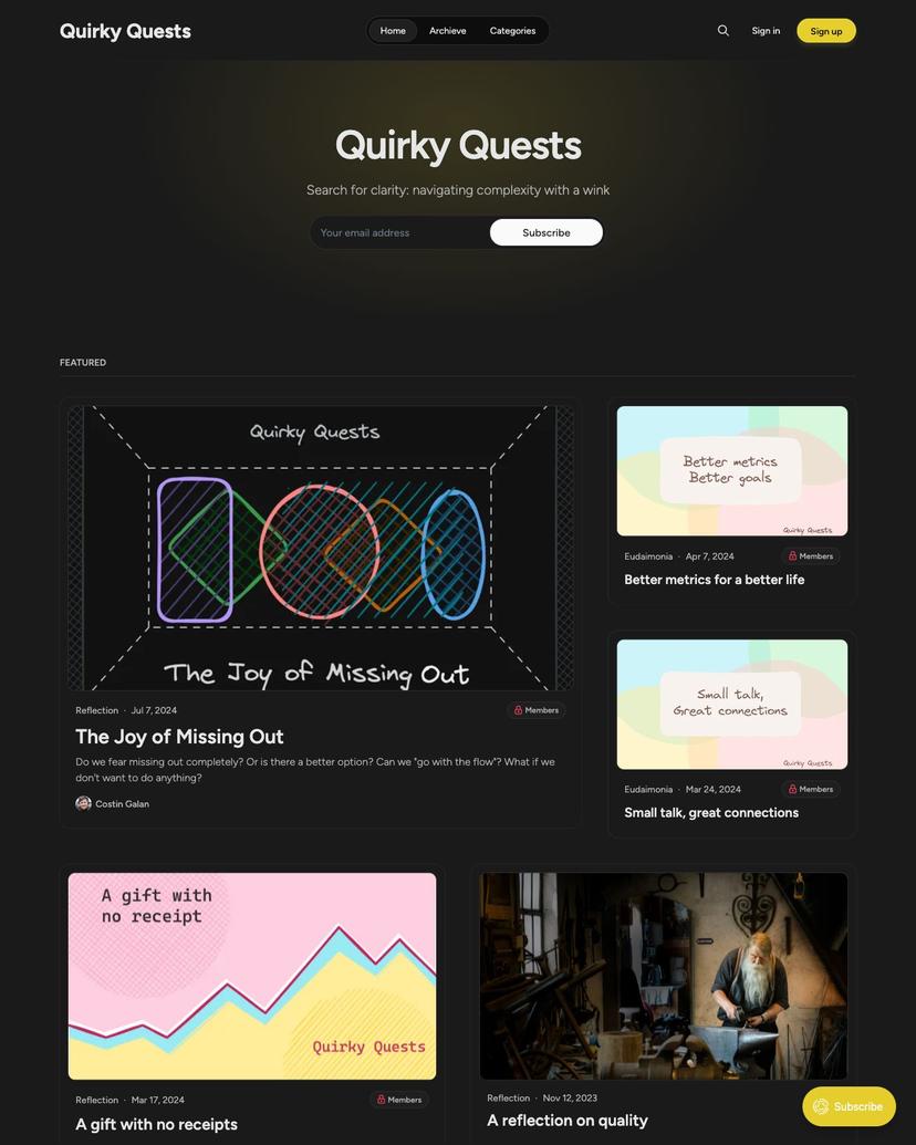 Quirky Quests - Flair Theme