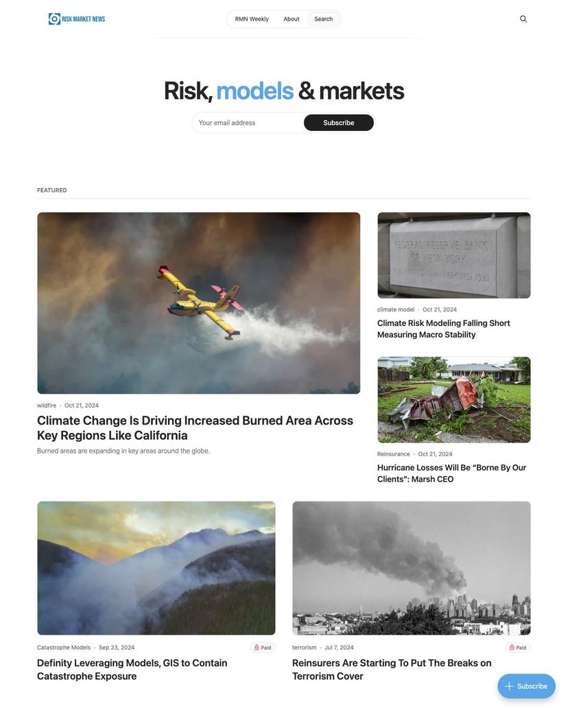 Risk Market News - Flair Theme