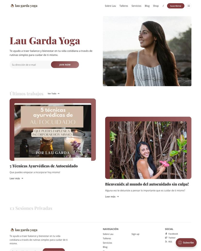 Lau Garda Yoga - Fumio Theme