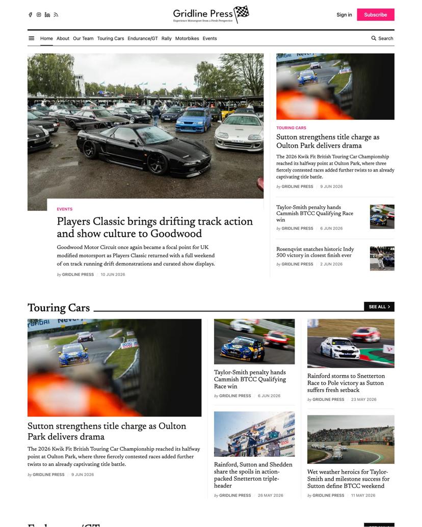 Gridline Press - Gazet Theme