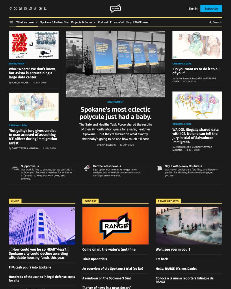 RANGE Media - Gazet Theme
