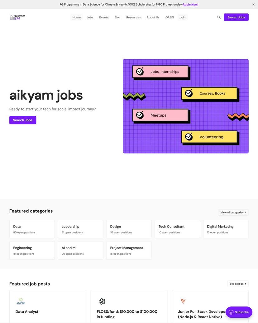 aikyam jobs - Lumen Theme