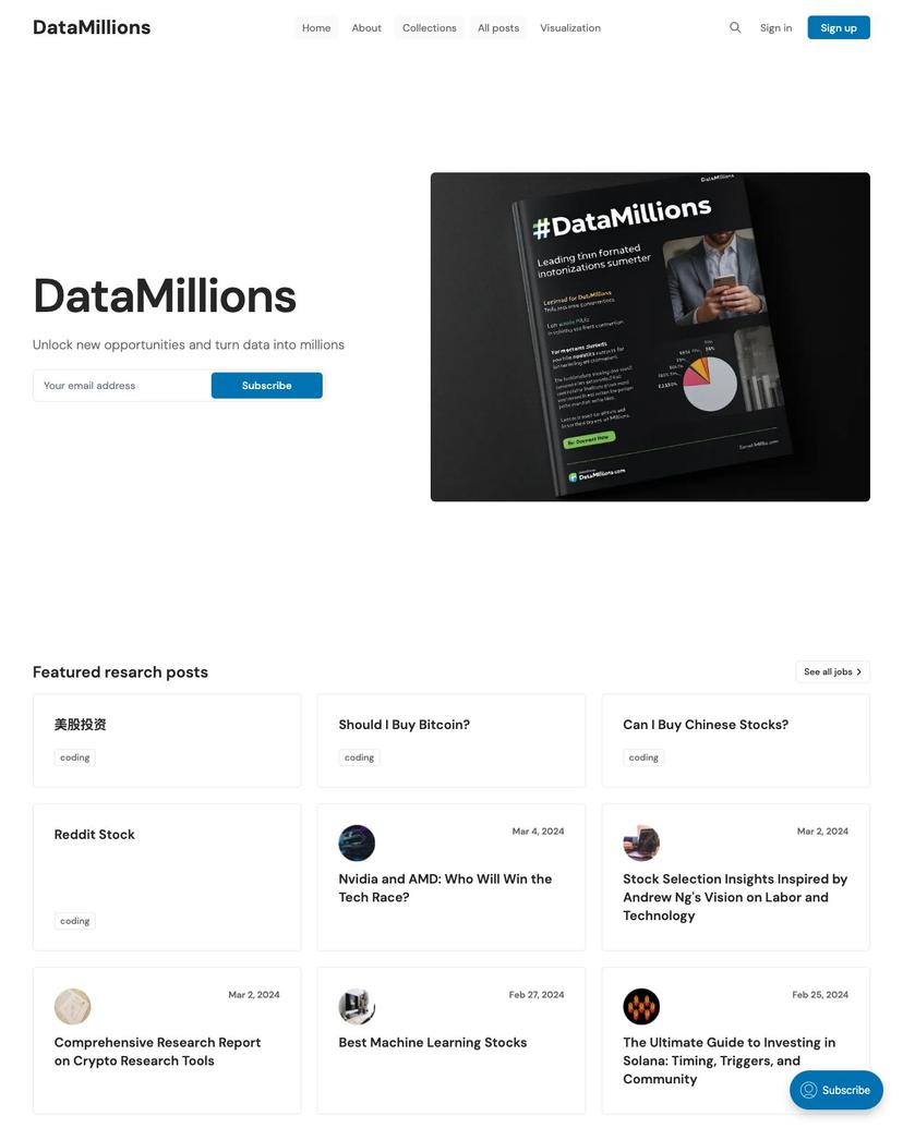 DataMillions - Lumen Theme