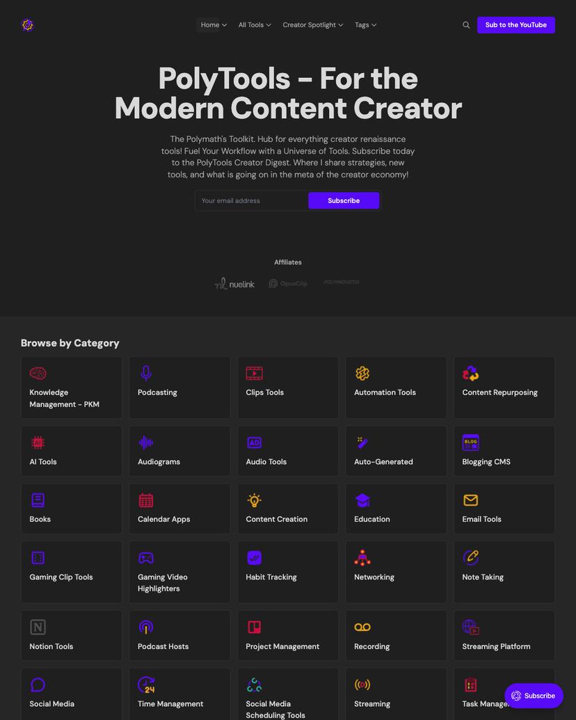 PolyTools - For the Modern Content Creator - Lumen Theme