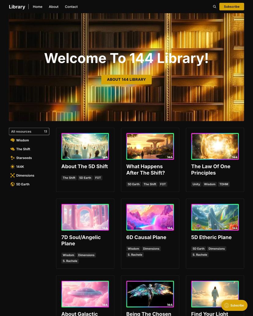 144 Library - Rinne Theme