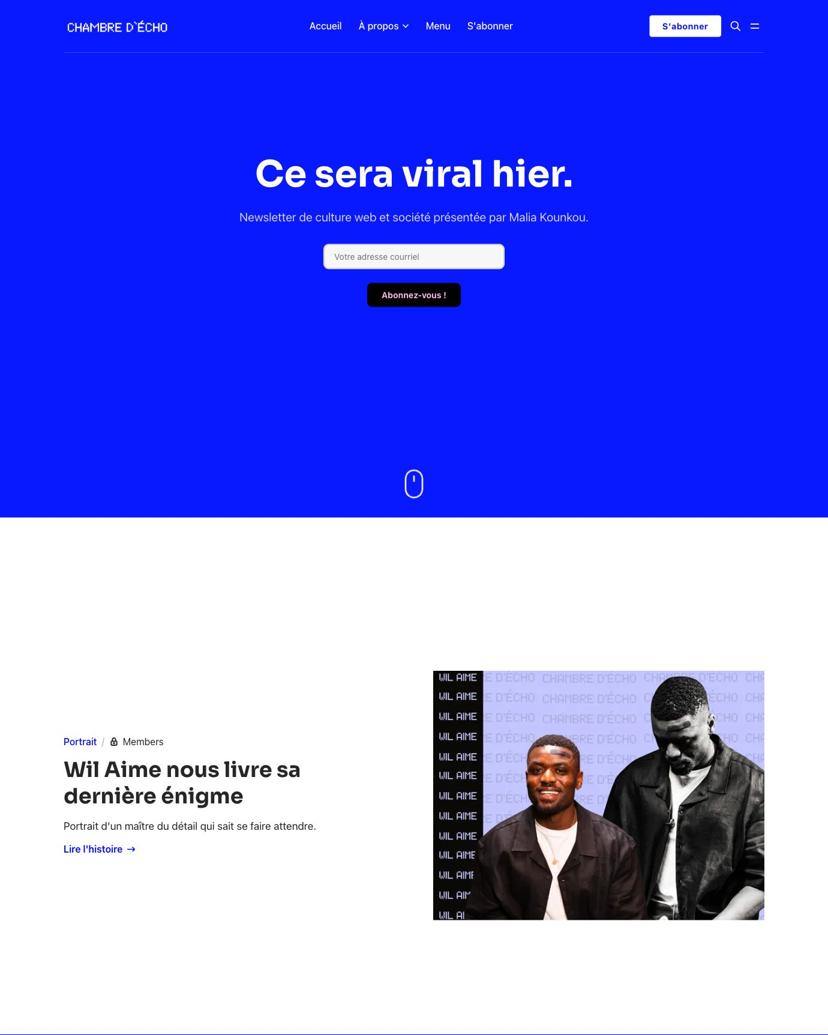 Chambre d'Écho - Saaga Theme