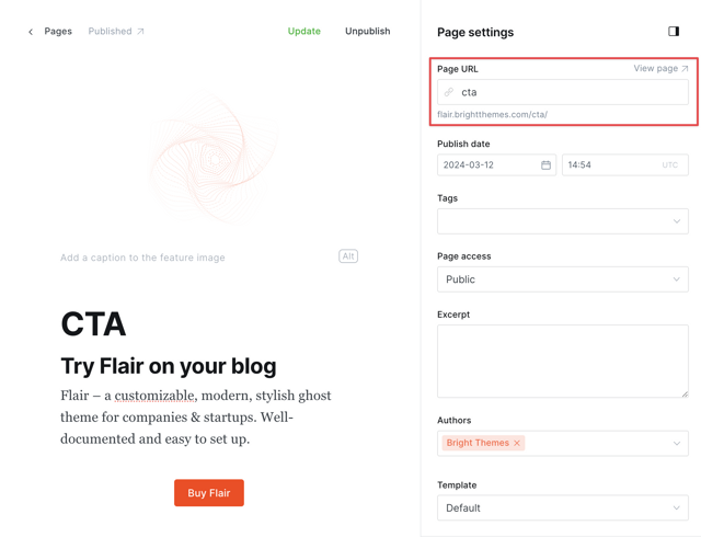 Flair Theme Documentation | Bright Themes