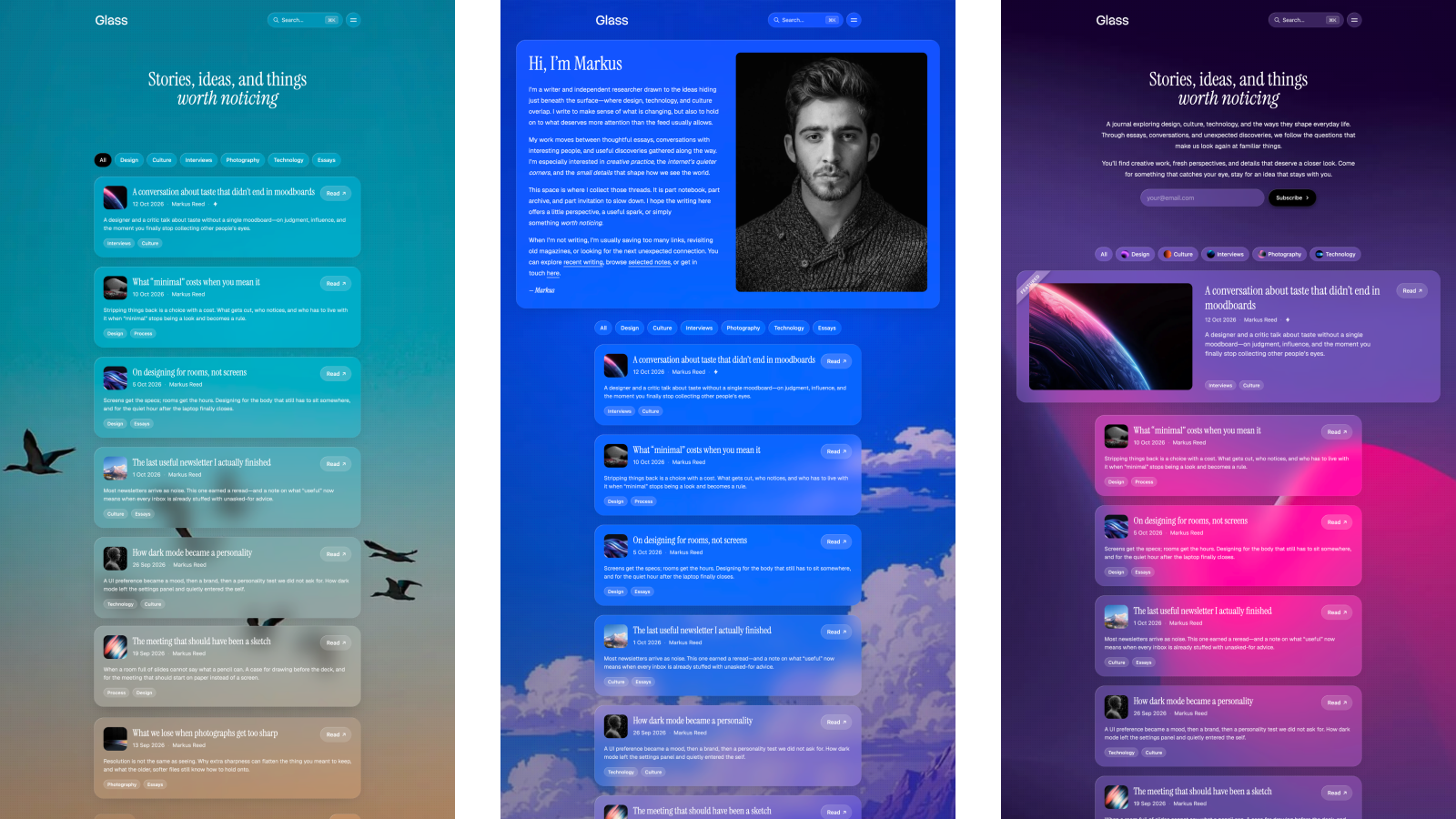 Glass Ghost Theme