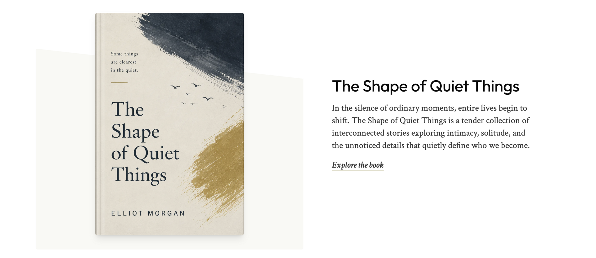 Prose — books sections