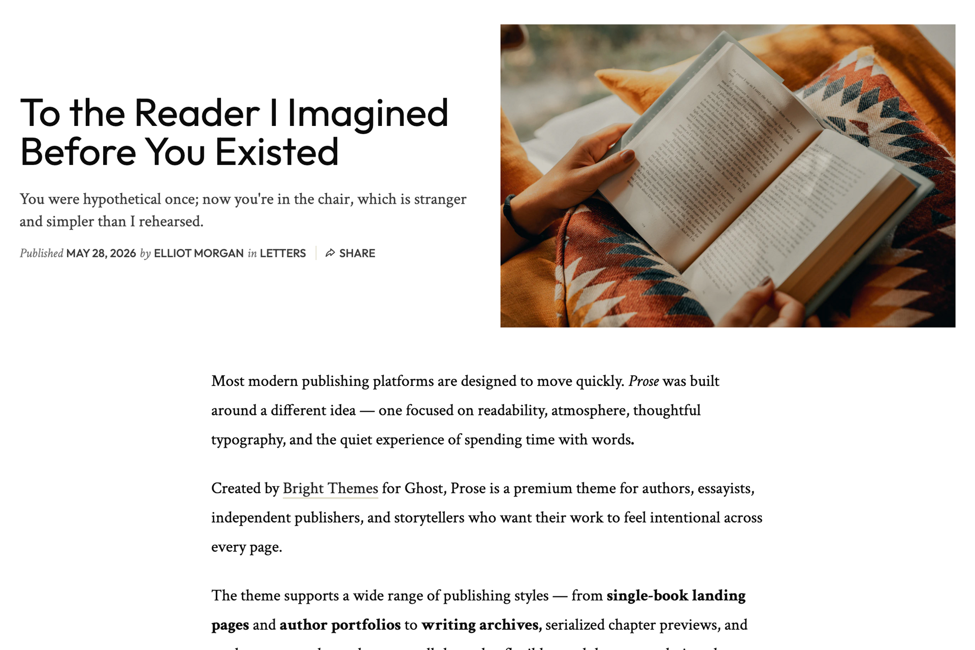 Prose — post