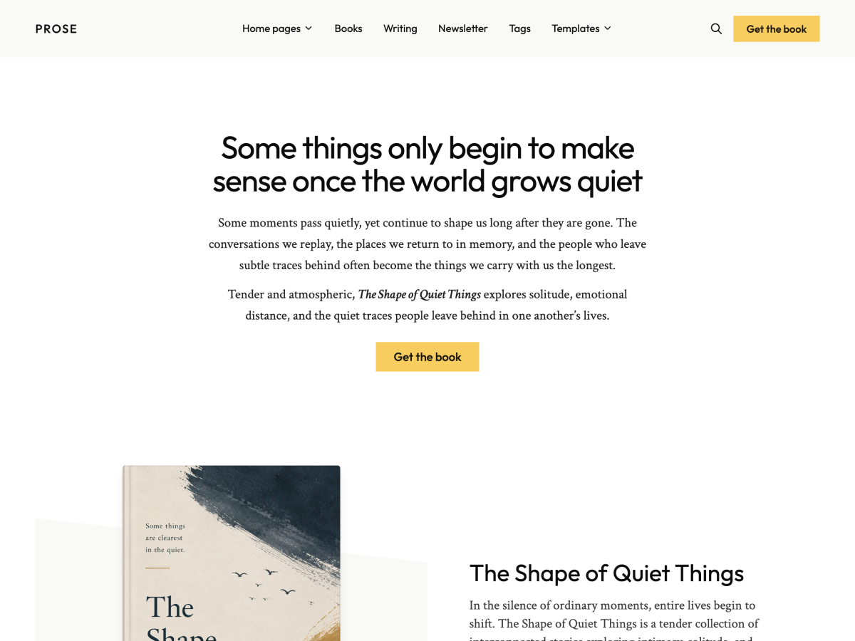 Prose Ghost Theme