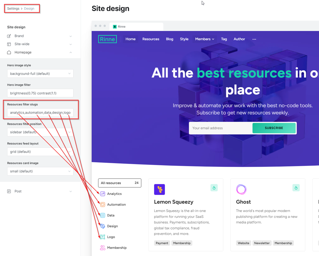 Rinne Theme Documentation | Bright Themes