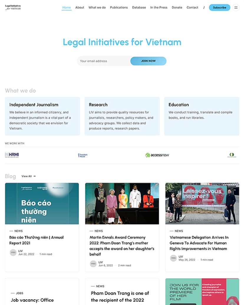 Legal Initiatives for Vietnam - Fumio Theme