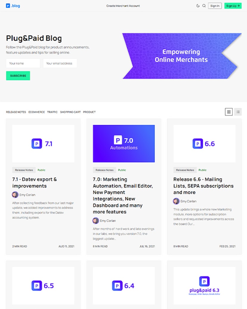 Plug & Paid Blog - Joben Theme