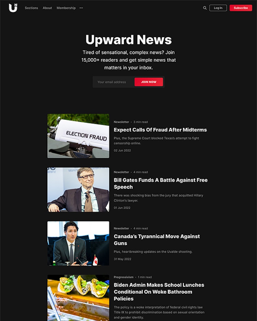 Upward News - Nikko Theme