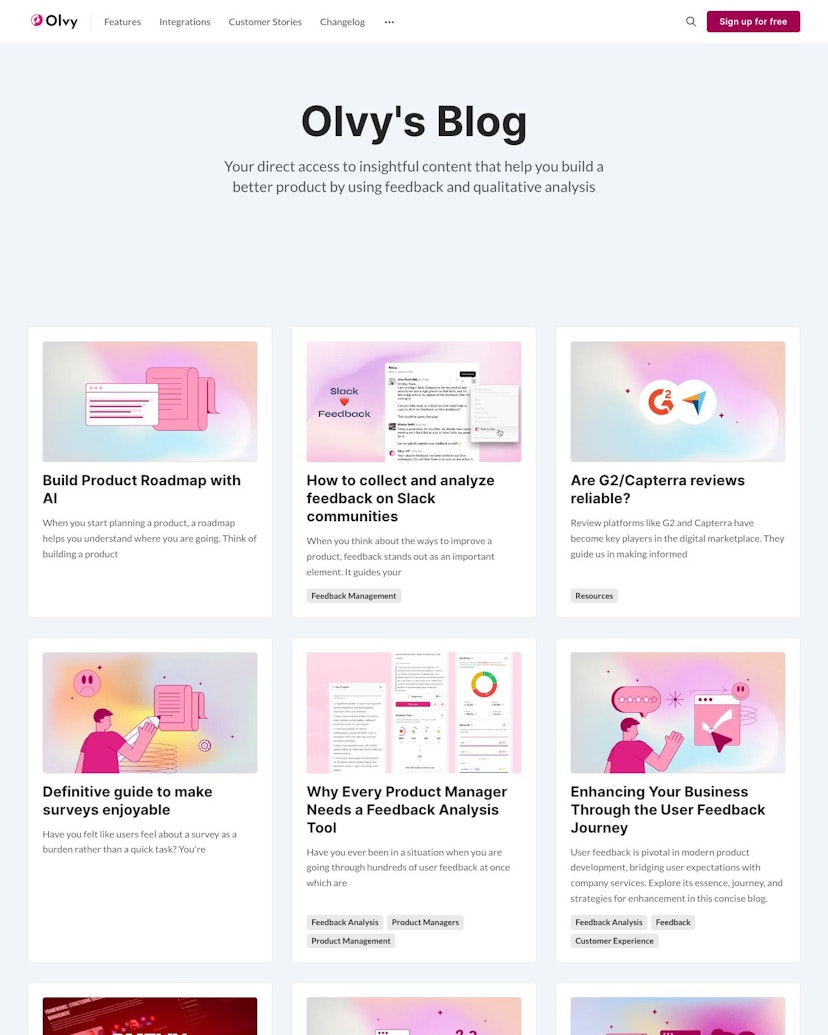Blog | Inside Olvy - Rinne Theme