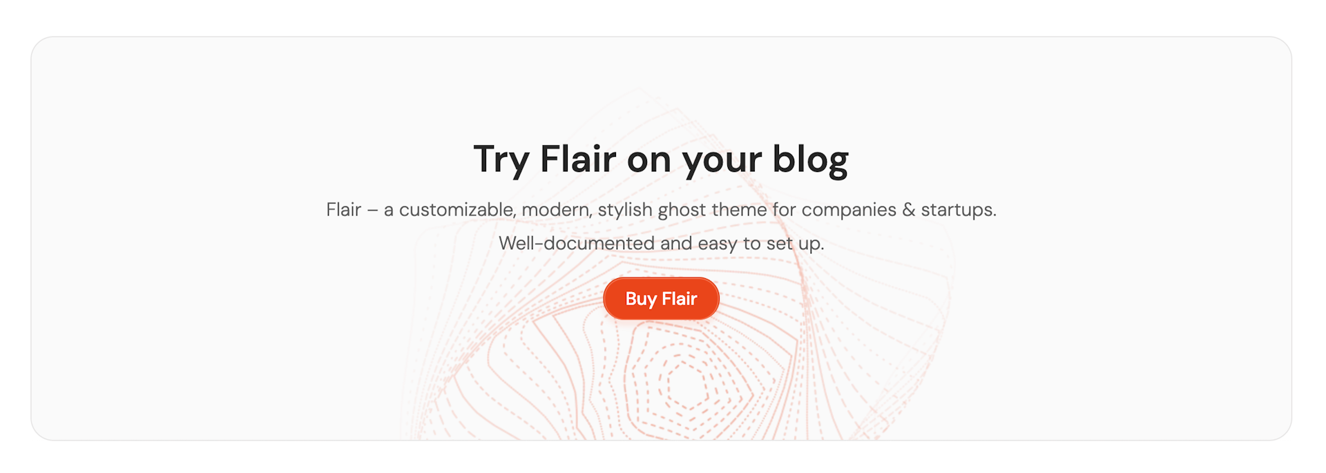 Flair — CTA section